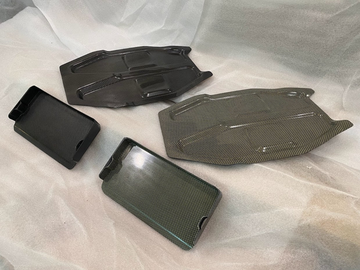 Battery Floor + Tray - NSX (91-05) - OEM Style - Dry Carbon / Carbon Kevlar