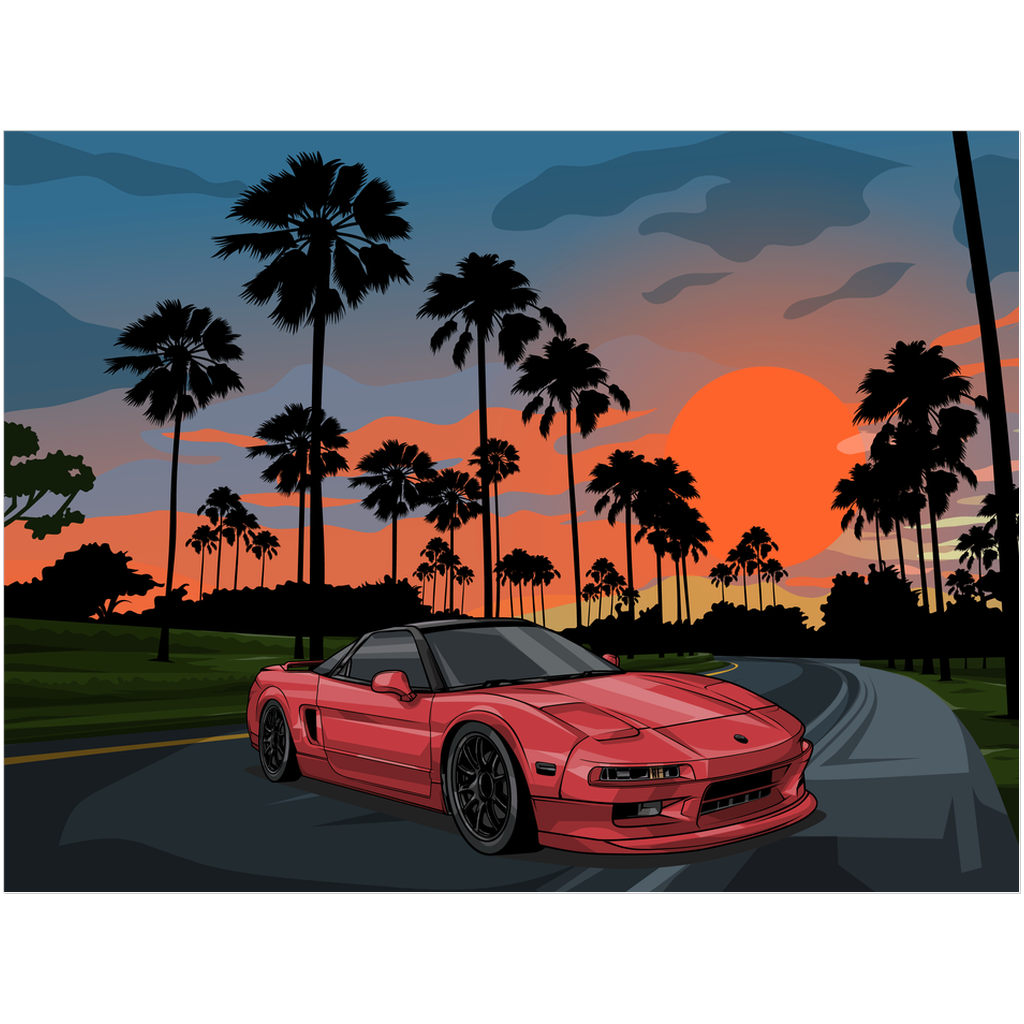 Poster - SJ's NSX - Full Color