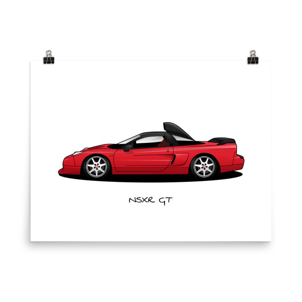 NSXR GT Anime Side - Poster