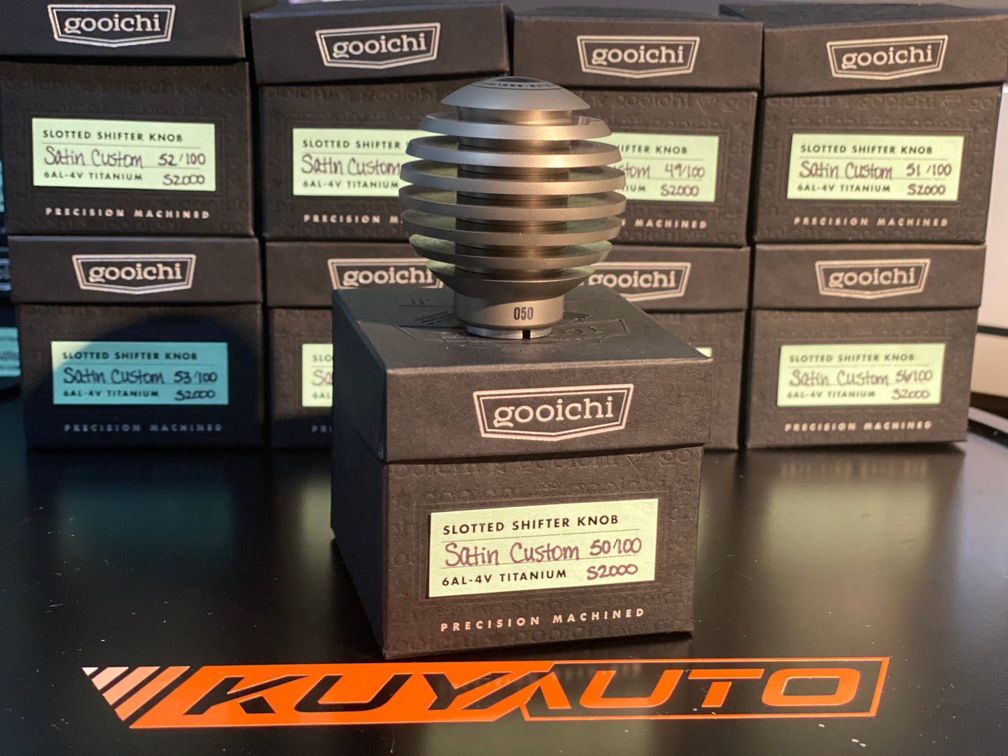 S2000 20th Anniversary Slotted Titanium Shift Knob