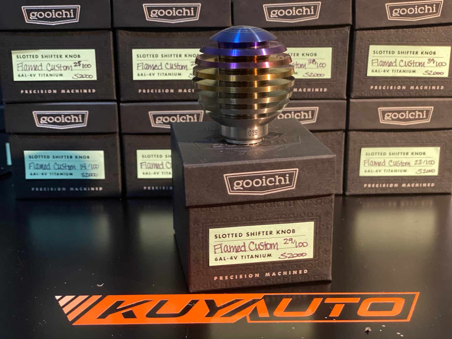S2000 20th Anniversary Slotted Titanium Shift Knob