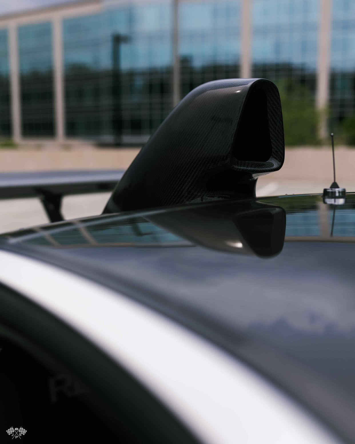 Rear Hatch Duct/Scoop - NSX (91-05) - NSX-R GT Style - Dry Carbon