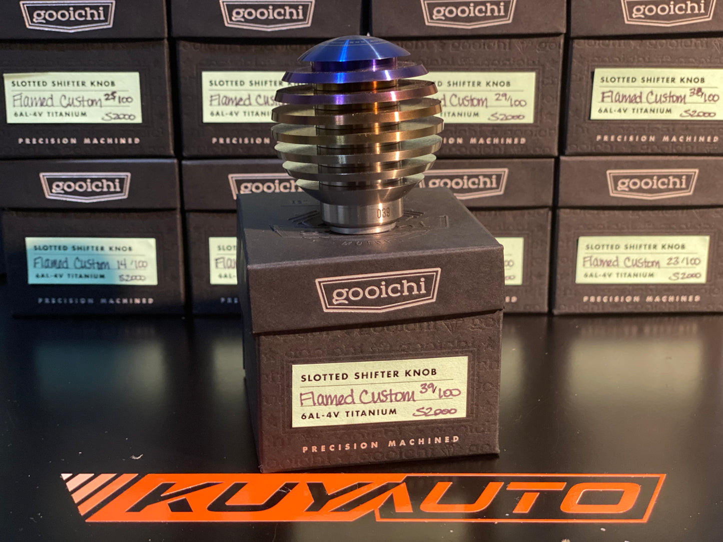 S2000 20th Anniversary Slotted Titanium Shift Knob