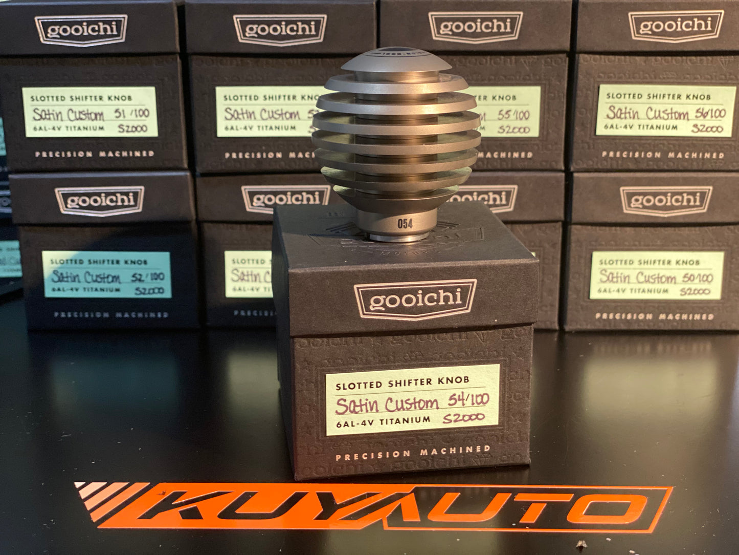 S2000 20th Anniversary Slotted Titanium Shift Knob
