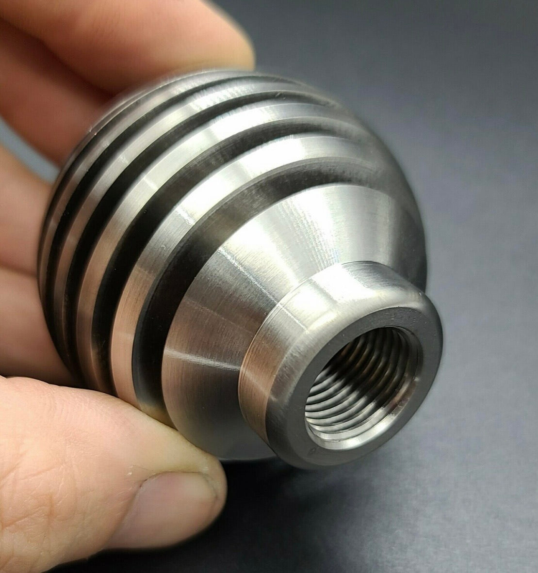 Gooichi Slotted Titanium Shift Knob