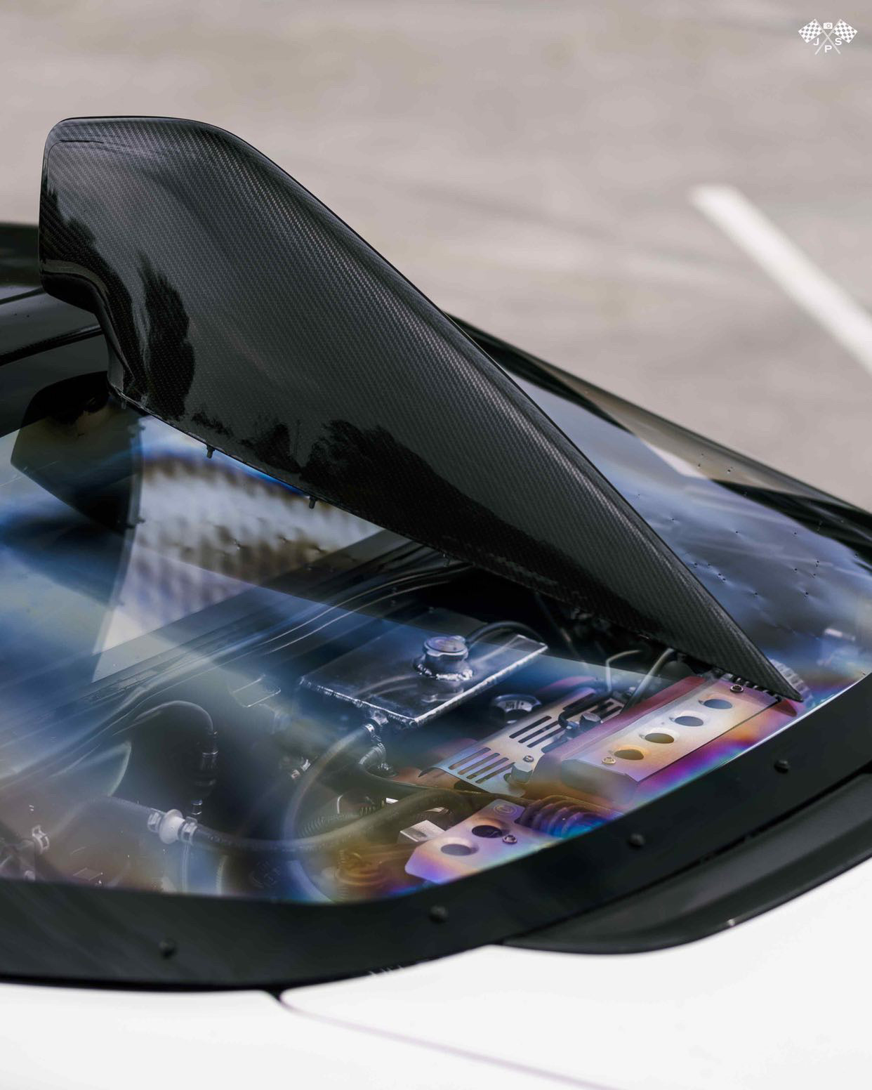 Rear Hatch Duct/Scoop - NSX (91-05) - NSX-R GT Style - Dry Carbon