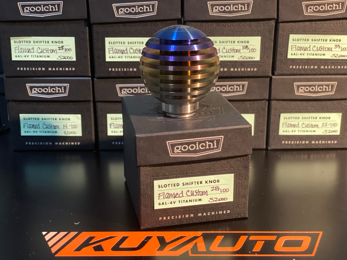 S2000 20th Anniversary Slotted Titanium Shift Knob