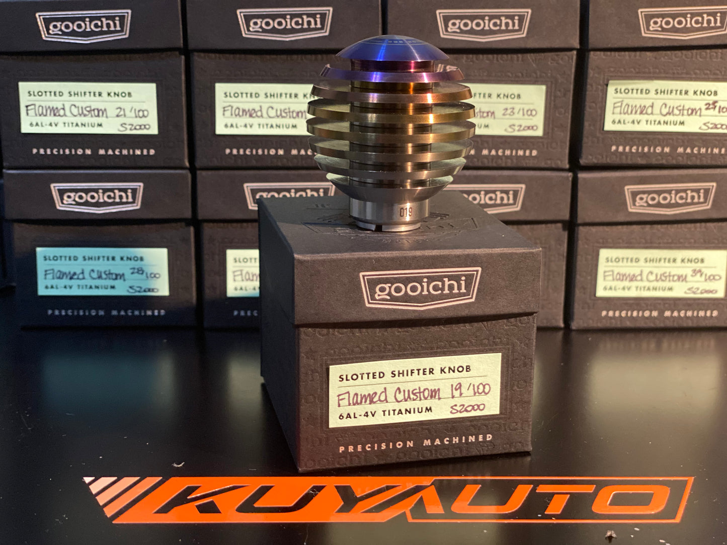 S2000 20th Anniversary Slotted Titanium Shift Knob
