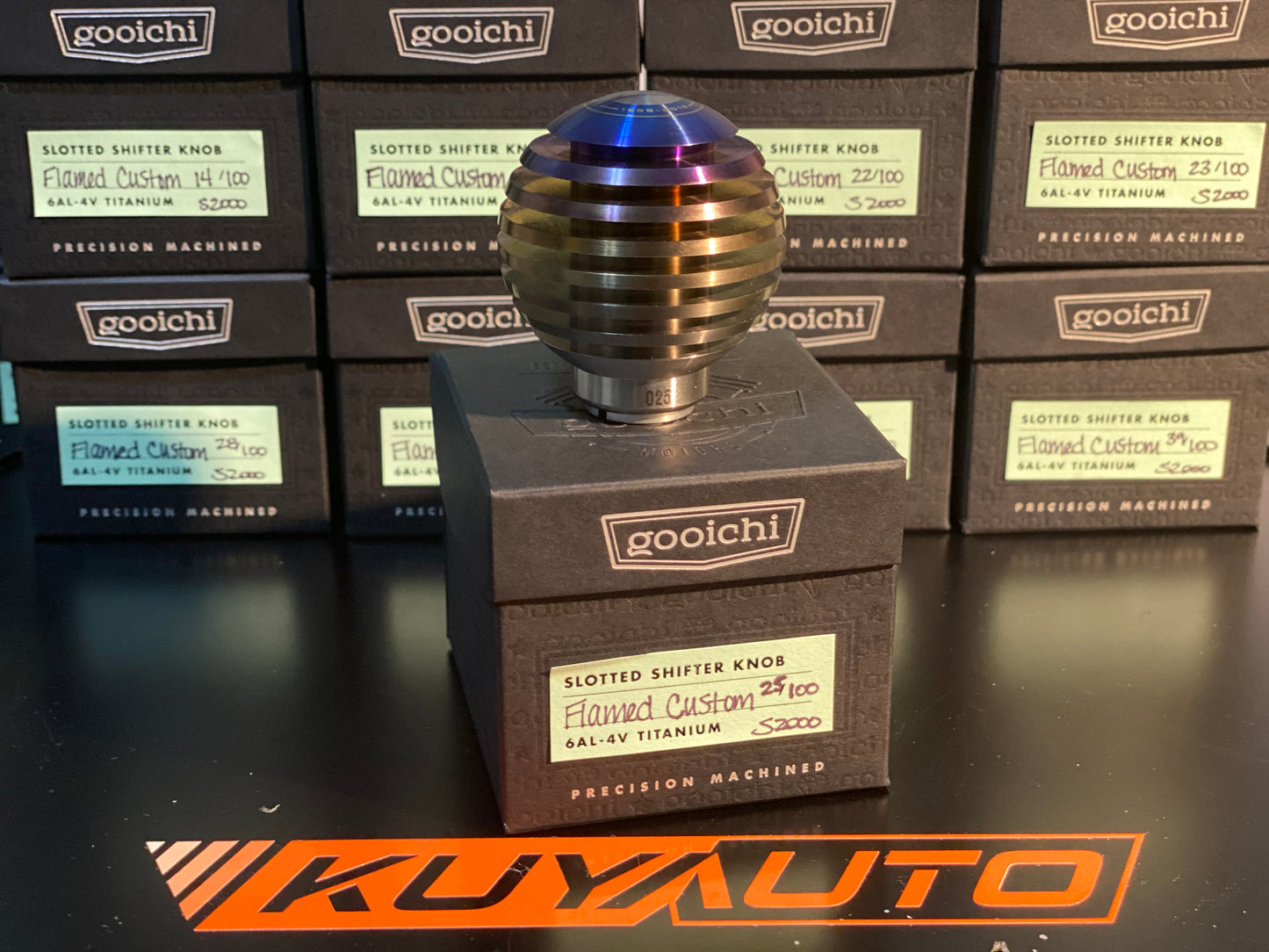S2000 20th Anniversary Slotted Titanium Shift Knob
