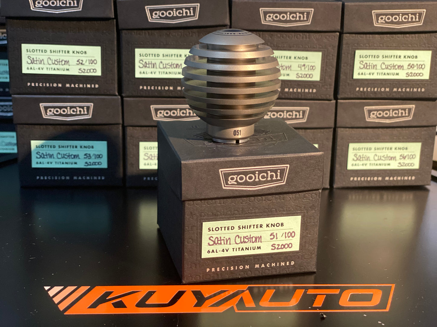 S2000 20th Anniversary Slotted Titanium Shift Knob