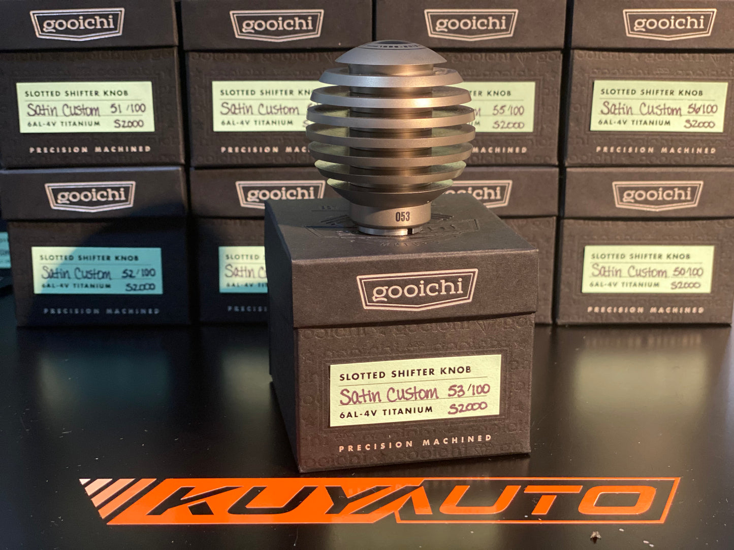 S2000 20th Anniversary Slotted Titanium Shift Knob