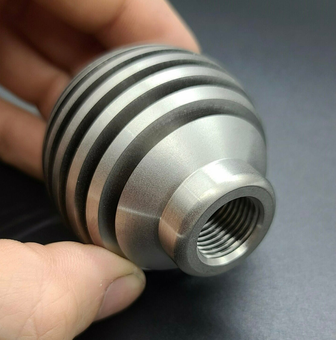 Gooichi Slotted Titanium Shift Knob