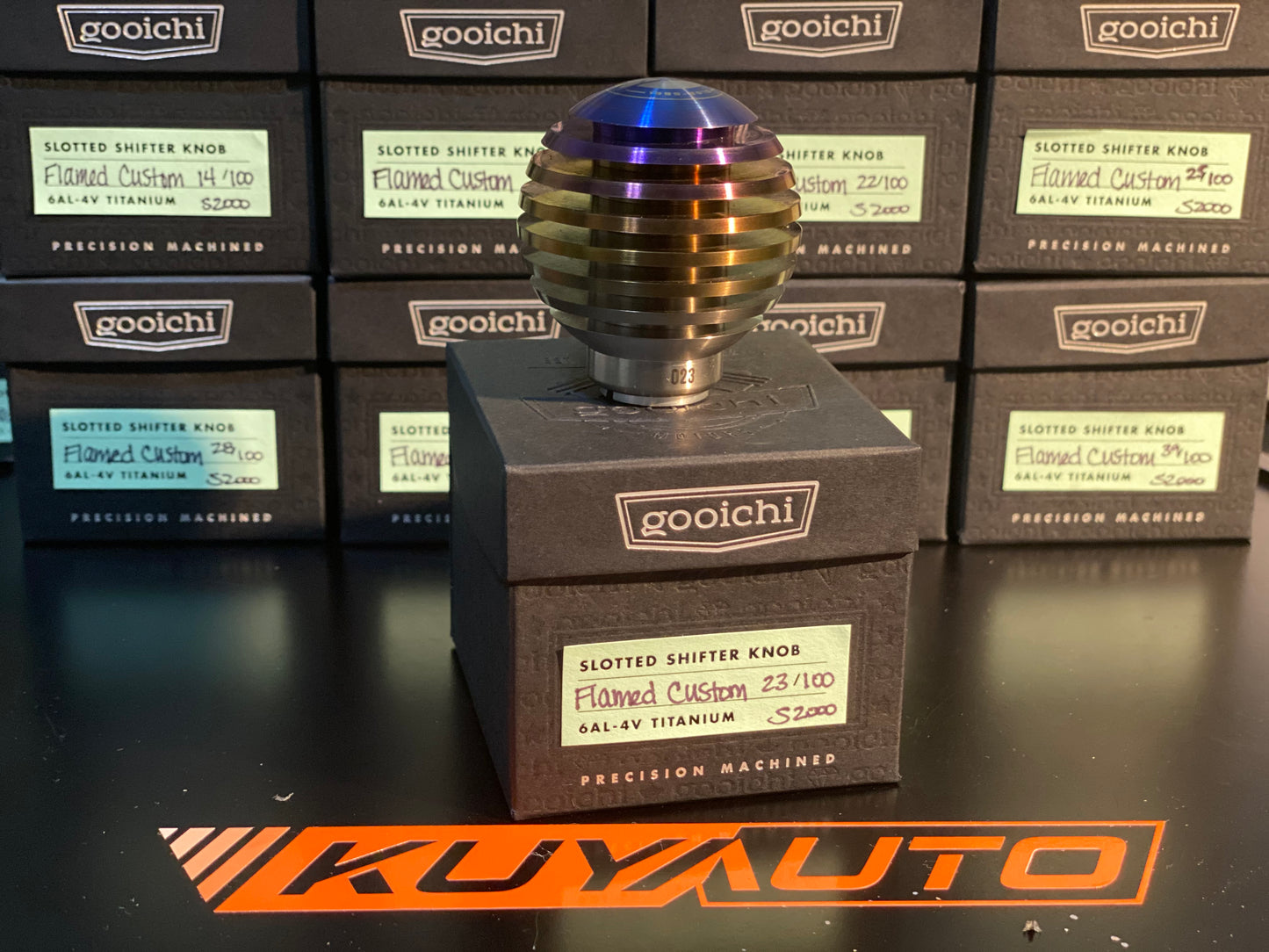S2000 20th Anniversary Slotted Titanium Shift Knob