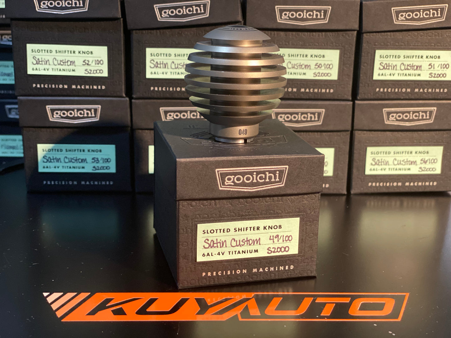 S2000 20th Anniversary Slotted Titanium Shift Knob