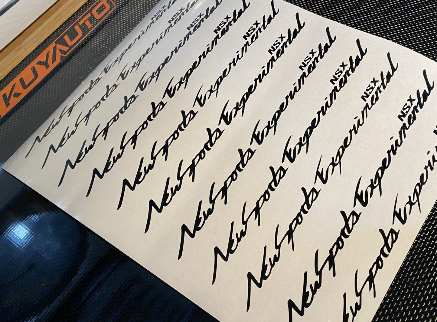 Sticker - Die Cut - NSX - New Sports Experimental Decal