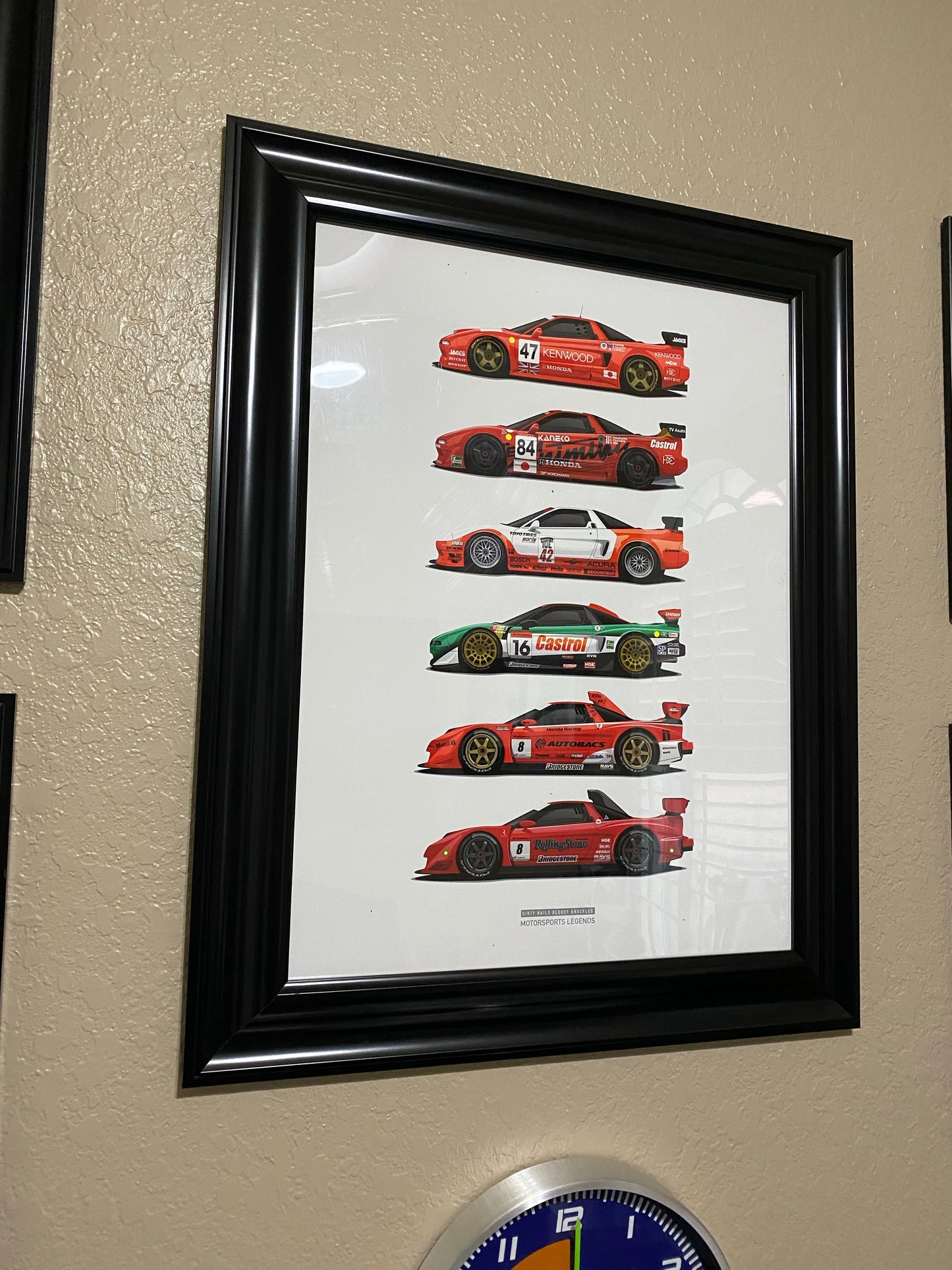 Poster - Dirty Nails Bloody Knuckles - NSX Motorsports Legends