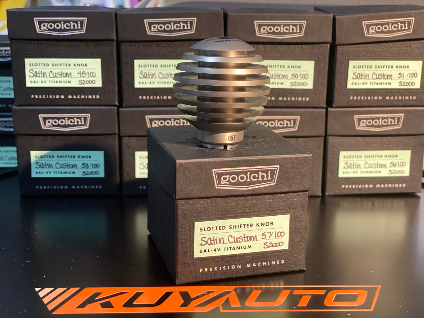 S2000 20th Anniversary Slotted Titanium Shift Knob