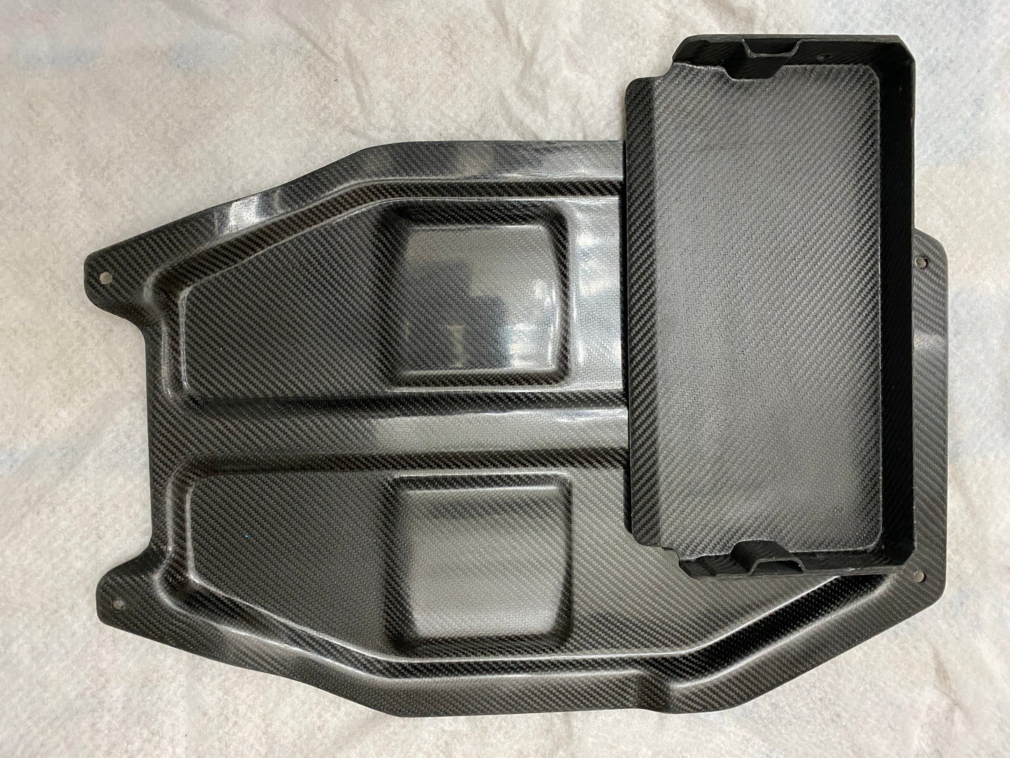 Battery Floor + Tray - NSX (91-05) - OEM Style - Dry Carbon / Carbon Kevlar
