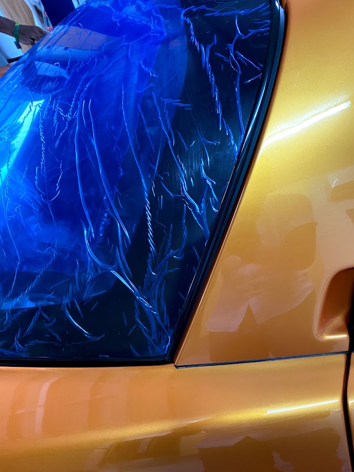 Window Rear Hatch + Frame - NSX (91-05) - Lexan 3mm/4mm/Carbon + Carbon Frame Installed
