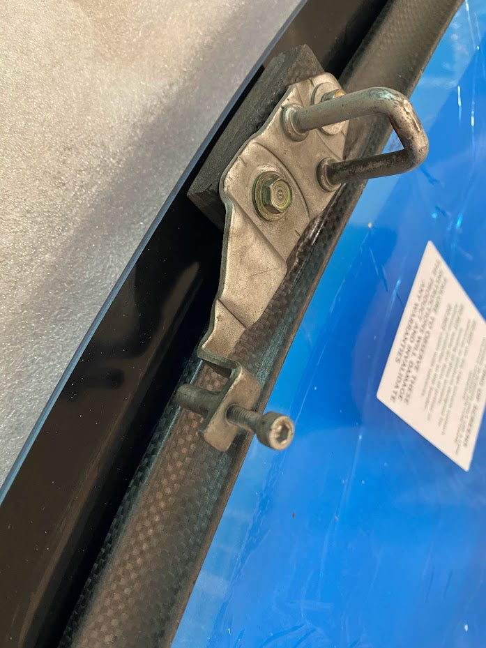 Window Rear Hatch + Frame - NSX (91-05) - Lexan 3mm/4mm/Carbon + Carbon Frame Installed