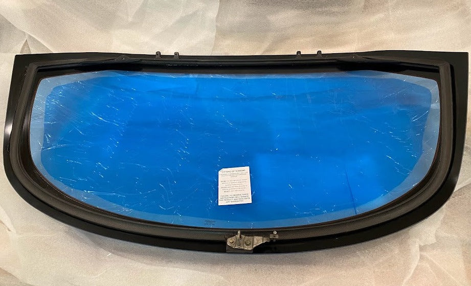 Window Rear Hatch + Frame - NSX (91-05) - Lexan 3mm/4mm/Carbon + Carbon Frame Installed
