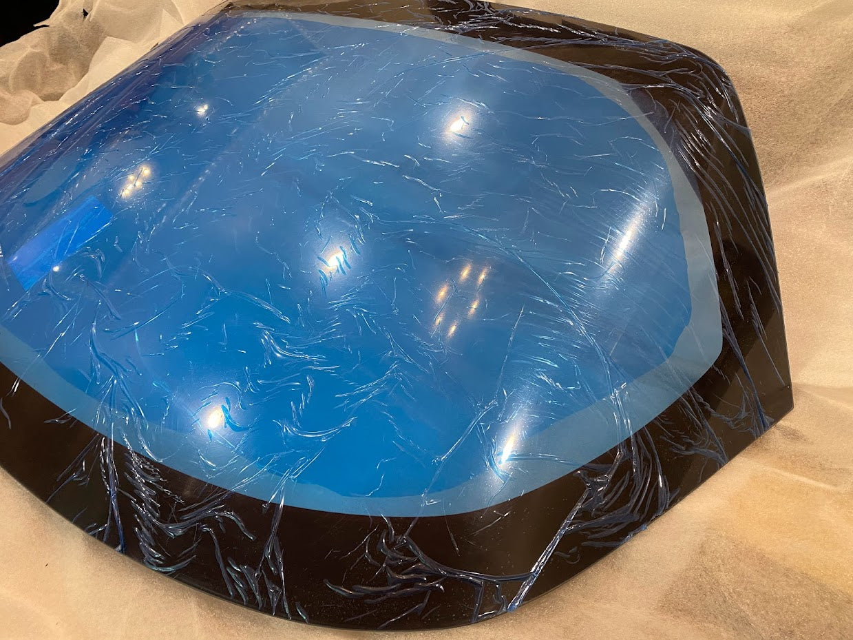 Window Rear Hatch + Frame - NSX (91-05) - Lexan 3mm/4mm/Carbon + Carbon Frame Installed