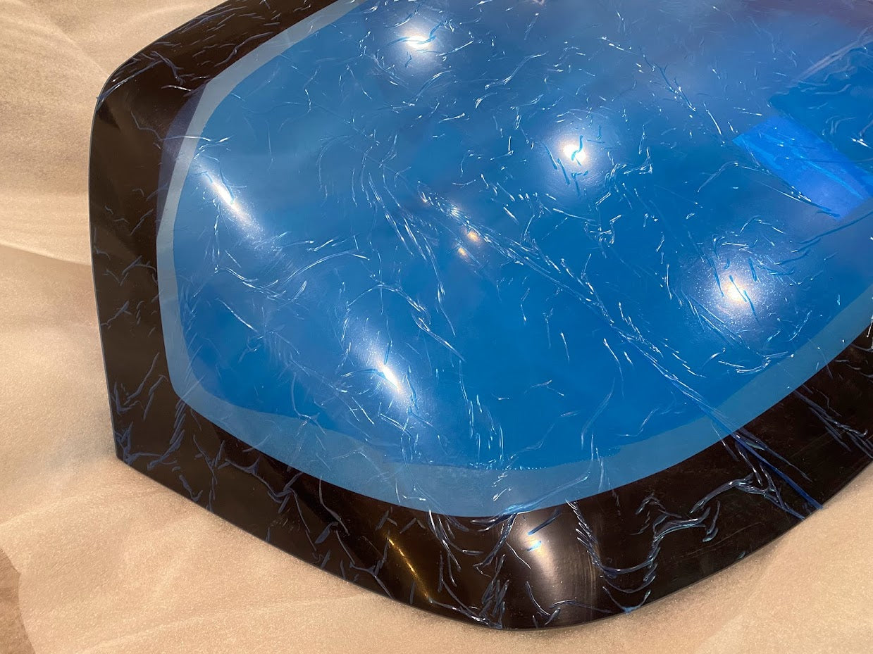 Window Rear Hatch + Frame - NSX (91-05) - Lexan 3mm/4mm/Carbon + Carbon Frame Installed