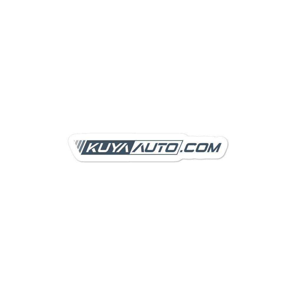 Kuya Auto Logo v2 - Gray - Bubble-free stickers