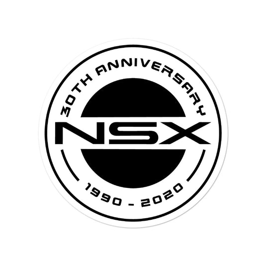 Sticker - NSX 30th Anniversary - White