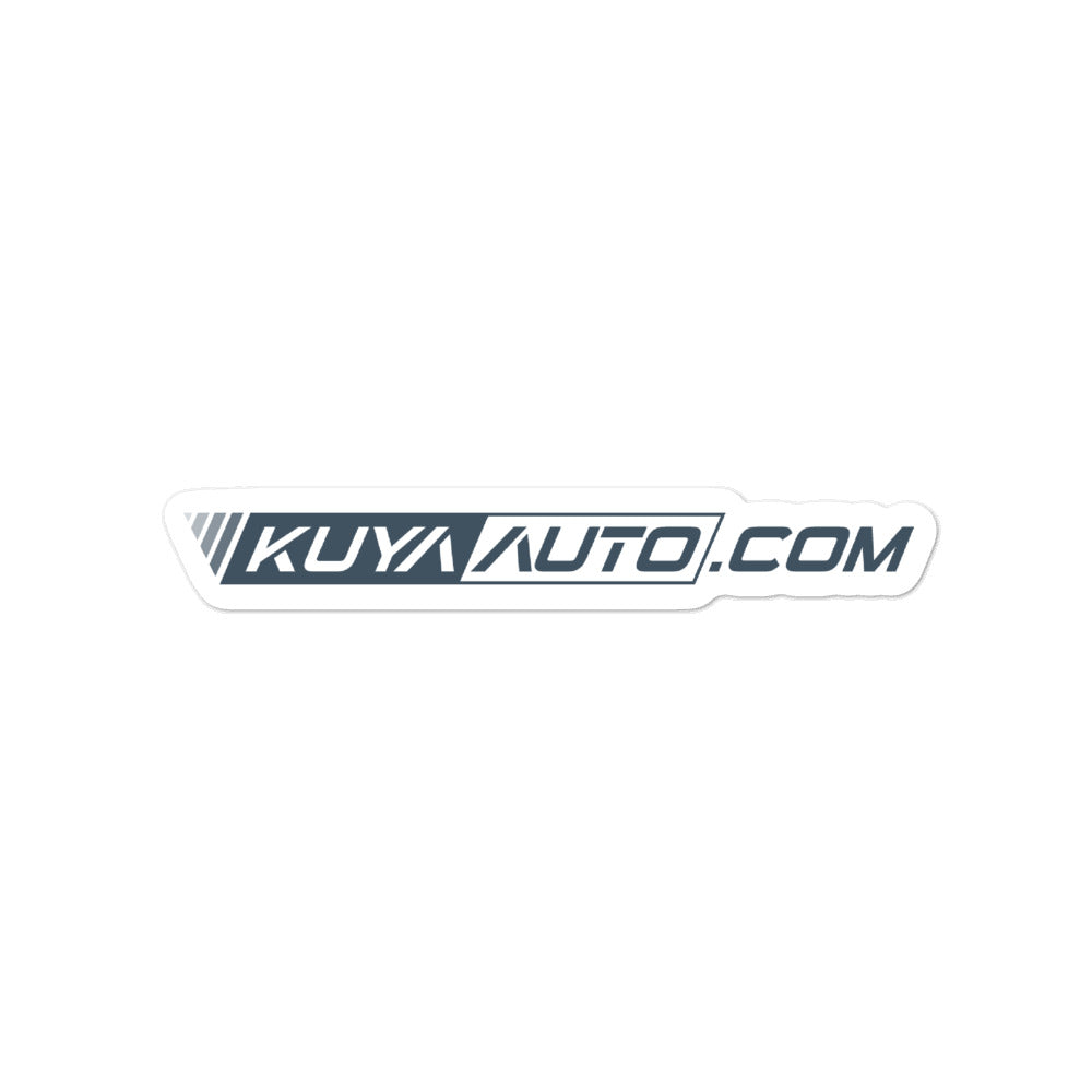 Kuya Auto Logo v2 - Gray - Bubble-free stickers