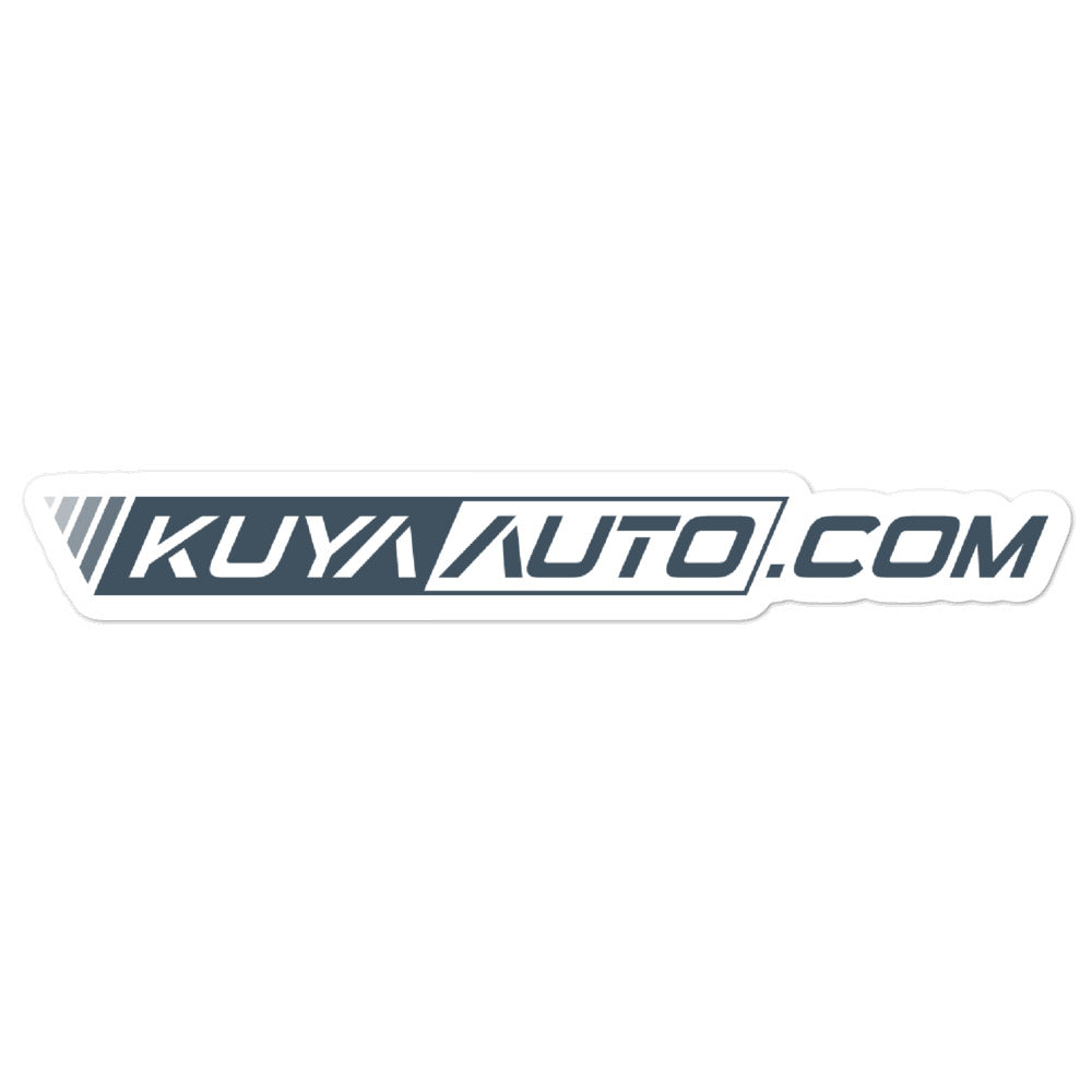 Kuya Auto Logo v2 - Gray - Bubble-free stickers