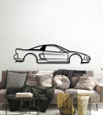 Wall Art - Car - NSX (91-01) - Metal - Side View
