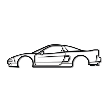 Wall Art - Car - NSX (91-01) - Metal - Side View