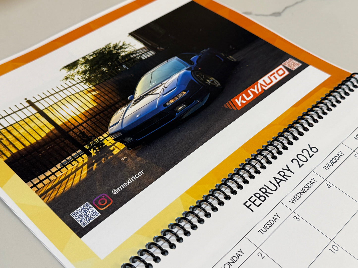 Calendar - 2026 - NSX FB Owners Group