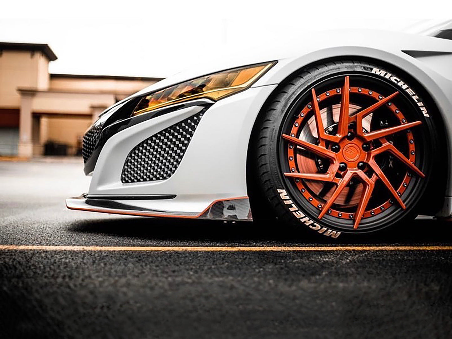 PRIDE NSX 17-21 Carbon Front Lip