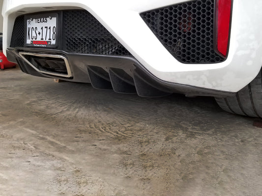 PRIDE NSX 2017-2021 Carbon Rear Valance/Diffuser OE Style