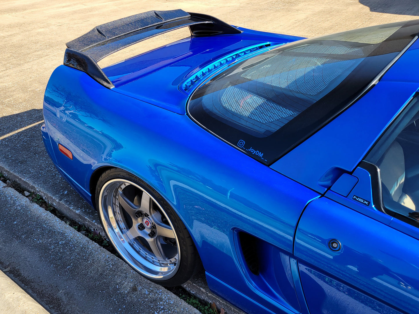Spoiler - NSX (91-05) - NSX-R Spoiler + Extension / Gurney Flap - Carbon