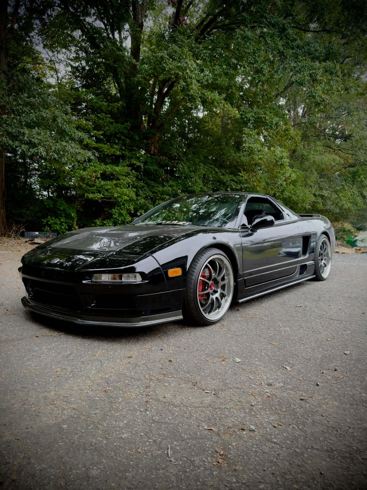 Side Skirt Splitters - NSX (91-05) - Carbon - for OEM/Stacy Side Skirts