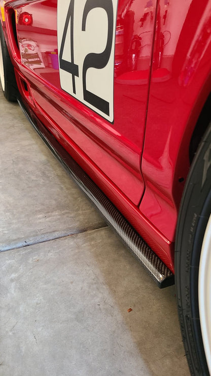 Side Skirt Splitters - NSX (91-05) - Carbon - for OEM/Stacy Side Skirts