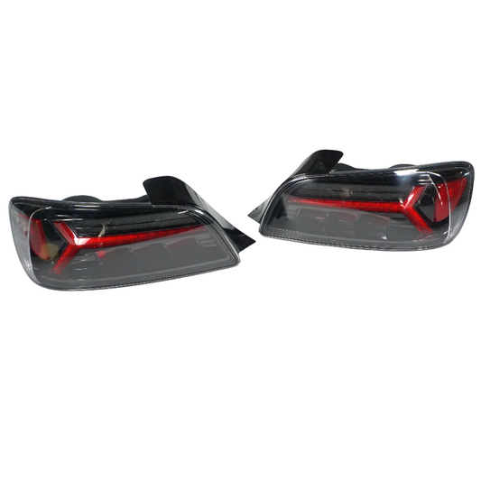 Tail Lights - S2000 (00-09) - LED Sequential (Black Chrome Housing)