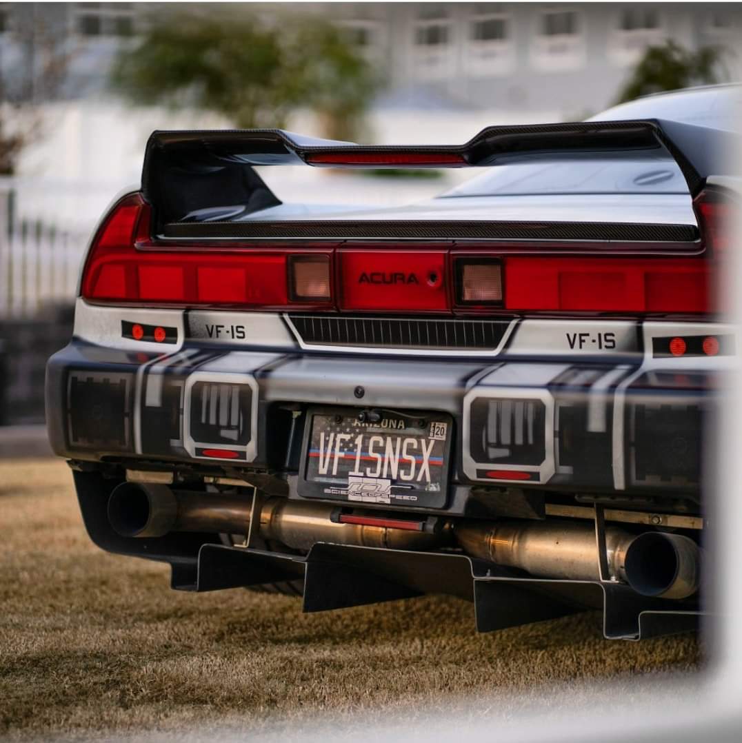 Spoiler - NSX (91-05) - Modulo Style - Carbon - w/ LED 3rd Brake Light