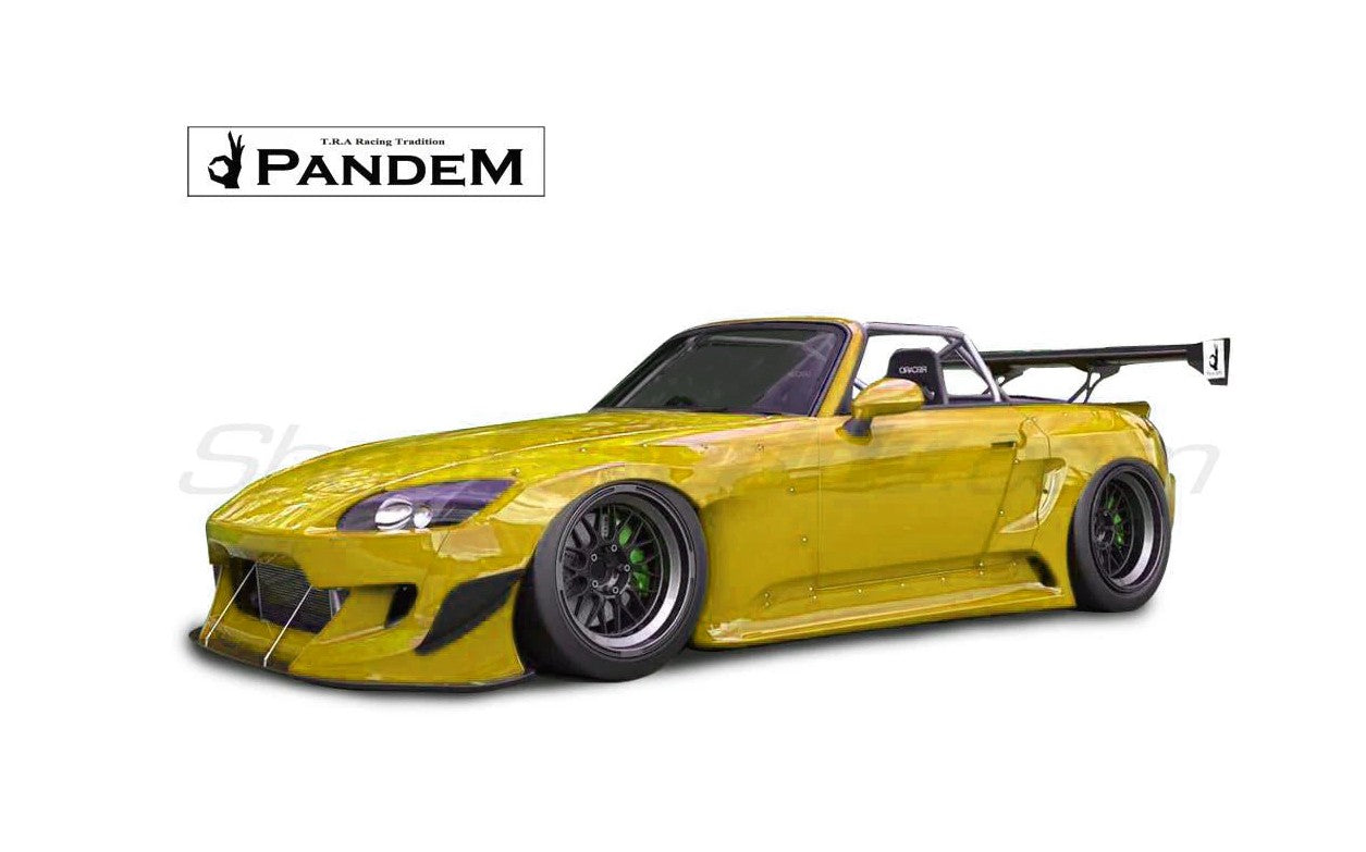 Body Kit - S2000 (00-09) - Greddy Pandem Full Wide Body Kit with Ducktail Wing