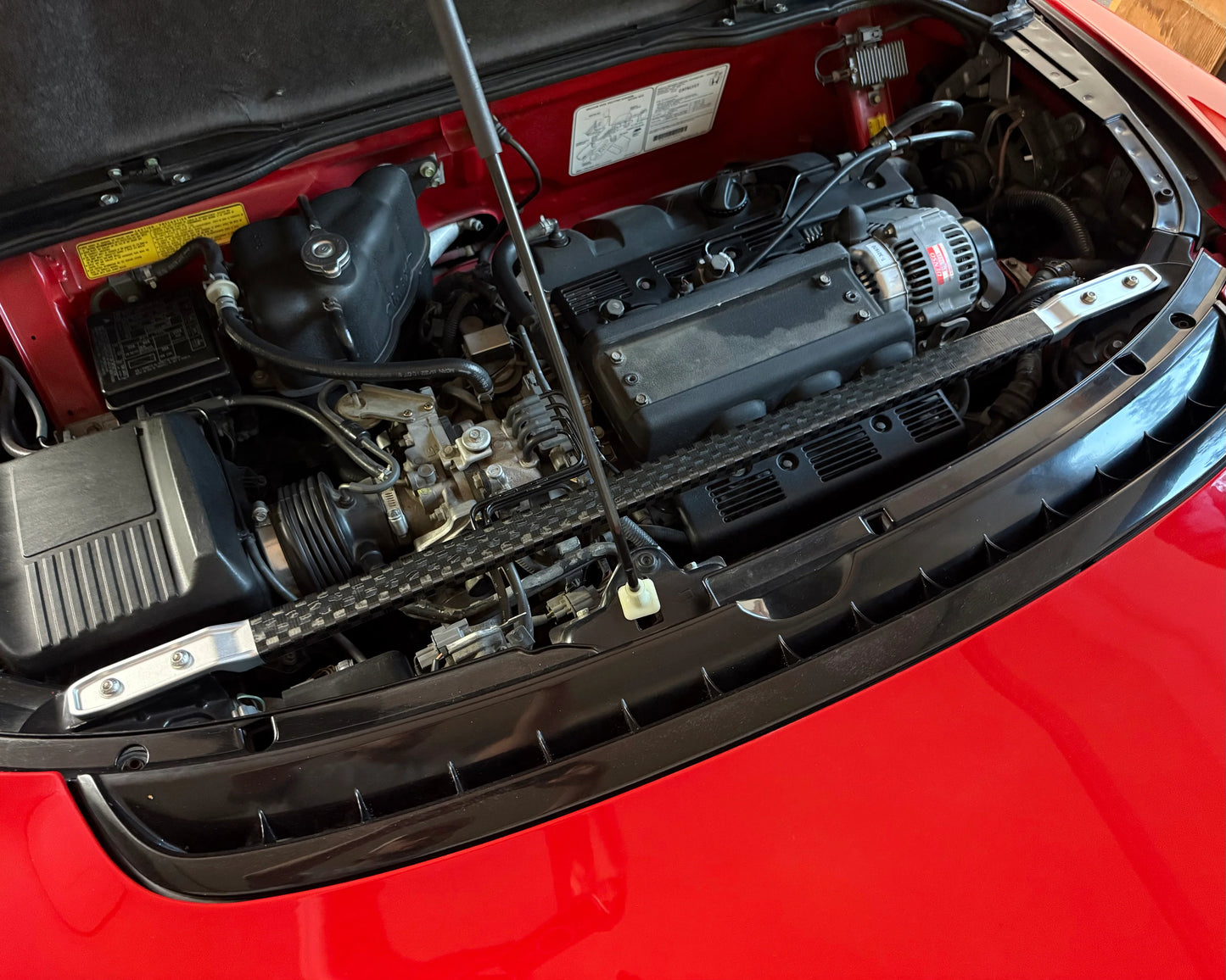 Chassis Brace - NSX (91-05) - Rear Strut Towers - Coupe - Aluminum/Carbon