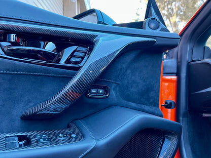 Door Trunk Release Trim Surround Driver - NSX (17-22) - Carbon