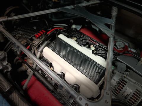 Engine Injector Wire Covers - NSX (91-05) - Pair - Carbon