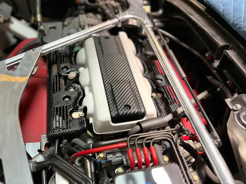 Engine Injector Wire Covers - NSX (91-05) - Pair - Carbon