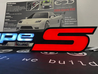 Digital Garage Art Sign - NSX (22) - Type S