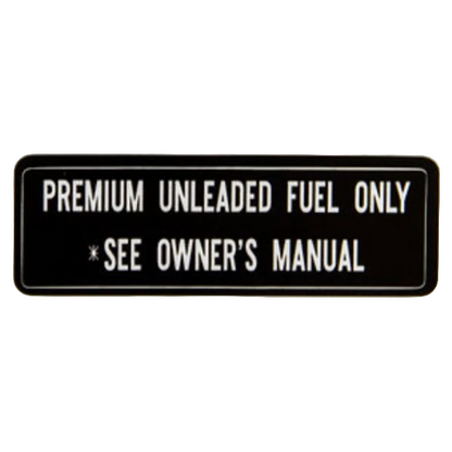 Sticker - NSX - Premium Fuel Door Decal