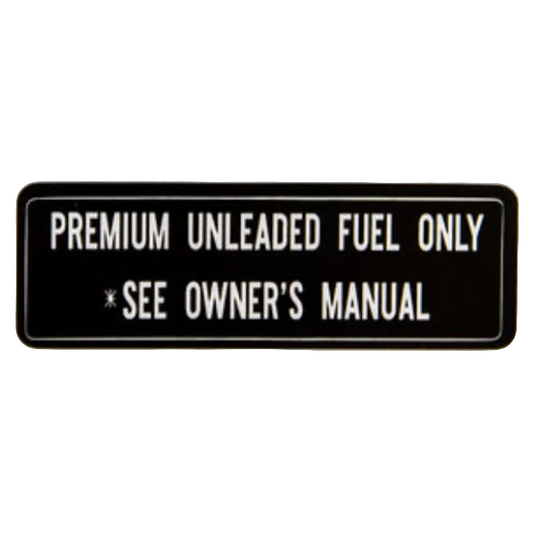 Sticker - NSX - Premium Fuel Door Decal