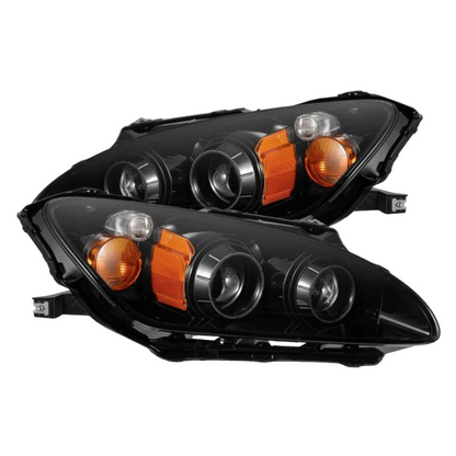 Headlights - S2000 (00-09) - LUXX-Series Projector LED - Alpha-Black